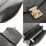 LOUIS VUITTON ルイヴィトン モノグラムアンプラント ポシェットメティス MM 2WAY ガンメタル M11998 レディース レザー ハンドバッグ Aランク 中古 銀蔵