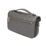 LOUIS VUITTON ルイヴィトン モノグラムアンプラント ポシェットメティス MM 2WAY ガンメタル M11998 レディース レザー ハンドバッグ Aランク 中古 銀蔵