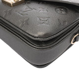 LOUIS VUITTON ルイヴィトン モノグラムアンプラント ポシェットメティス MM 2WAY ガンメタル M11998 レディース レザー ハンドバッグ Aランク 中古 銀蔵