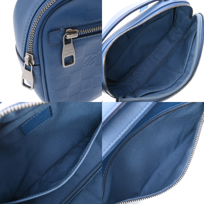 LOUIS VUITTON ルイヴィトン ダミエアンフィニ アンブレール  ネプチューン N41354 メンズ レザー ボディバッグ Bランク 中古 銀蔵