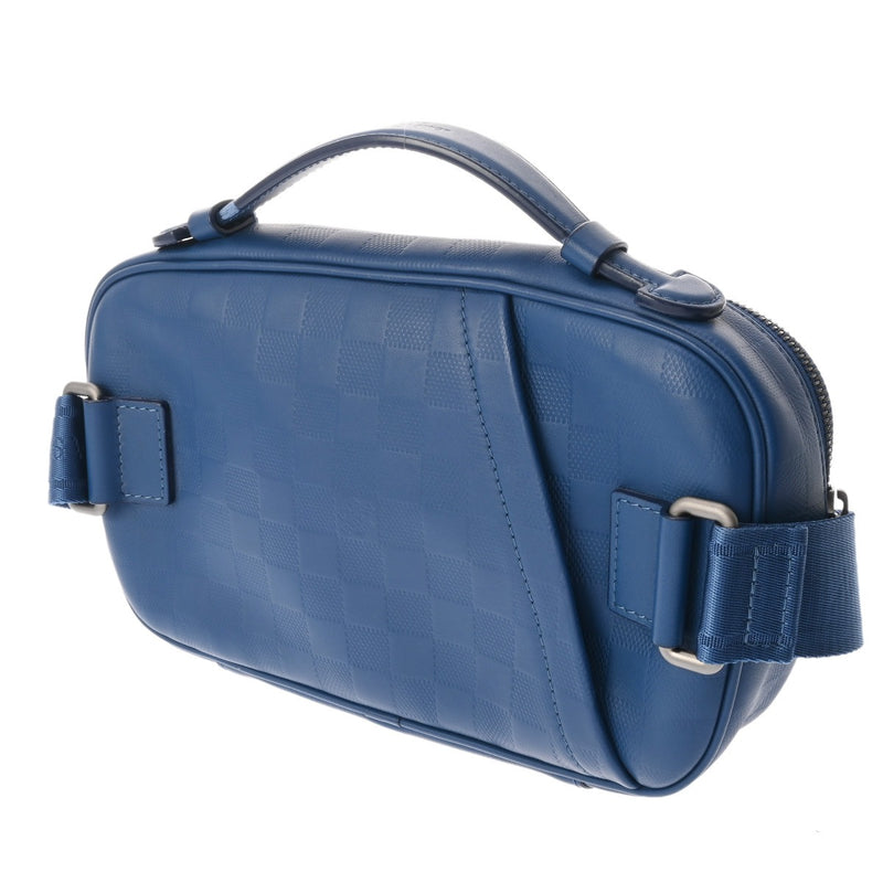 LOUIS VUITTON ルイヴィトン ダミエアンフィニ アンブレール  ネプチューン N41354 メンズ レザー ボディバッグ Bランク 中古 銀蔵