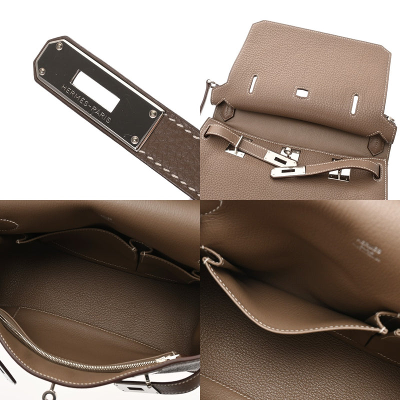 HERMES エルメス ジプシエール 28 エトゥープ □N刻印(2010年頃) レディース トリヨンクレマンス ショルダーバッグ Aランク 中古 銀蔵