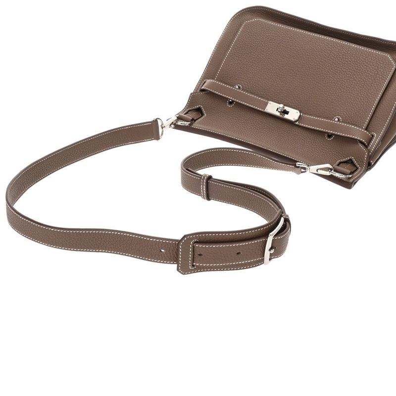 HERMES エルメス ジプシエール 28 エトゥープ □N刻印(2010年頃) レディース トリヨンクレマンス ショルダーバッグ Aランク 中古 銀蔵