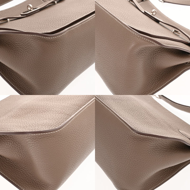 HERMES エルメス ジプシエール 28 エトゥープ □N刻印(2010年頃) レディース トリヨンクレマンス ショルダーバッグ Aランク 中古 銀蔵