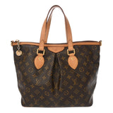 LOUIS VUITTON ルイヴィトン モノグラム パレルモ PM 2WAY ブラウン M40145 レディース モノグラムキャンバス ハンドバッグ Bランク 中古 銀蔵