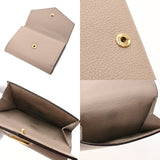 LOUIS VUITTON ルイヴィトン ポルトフォイユ ロックミニ グレージュ M69340 レディース レザー 三つ折り財布 Bランク 中古 銀蔵