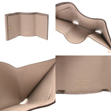 LOUIS VUITTON ルイヴィトン ポルトフォイユ ロックミニ グレージュ M69340 レディース レザー 三つ折り財布 Bランク 中古 銀蔵