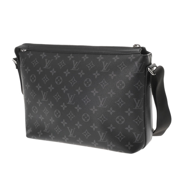 LOUIS VUITTON ルイヴィトン モノグラムエクリプス オデッセメッセンジャー PM 黒/グレー M44223 メンズ モノグラムキャンバス ショルダーバッグ Aランク 中古 銀蔵