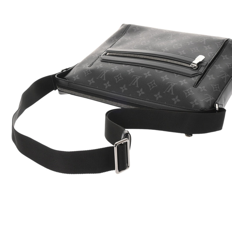 LOUIS VUITTON ルイヴィトン モノグラムエクリプス オデッセメッセンジャー PM 黒/グレー M44223 メンズ モノグラムキャンバス ショルダーバッグ Aランク 中古 銀蔵