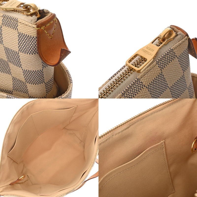 LOUIS VUITTON ルイヴィトン ダミエアズール トータリー PM 新型 ホワイト N41280 レディース ダミエアズールキャンバス トートバッグ ABランク 中古 銀蔵