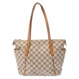 LOUIS VUITTON ルイヴィトン ダミエアズール トータリー PM 新型 ホワイト N41280 レディース ダミエアズールキャンバス トートバッグ ABランク 中古 銀蔵