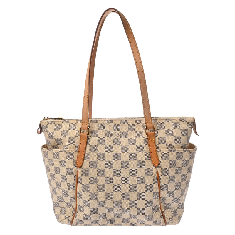 LOUIS VUITTON ルイヴィトン ダミエアズール トータリー PM 新型 ホワイト N41280 レディース ダミエアズールキャンバス トートバッグ ABランク 中古 銀蔵