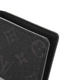 LOUIS VUITTON ルイヴィトン モノグラムエクリプス ポルトフォイユブラザ フラグメントコラボ ノワール M64438 メンズ モノグラムキャンバス 長財布 ABランク 中古 銀蔵
