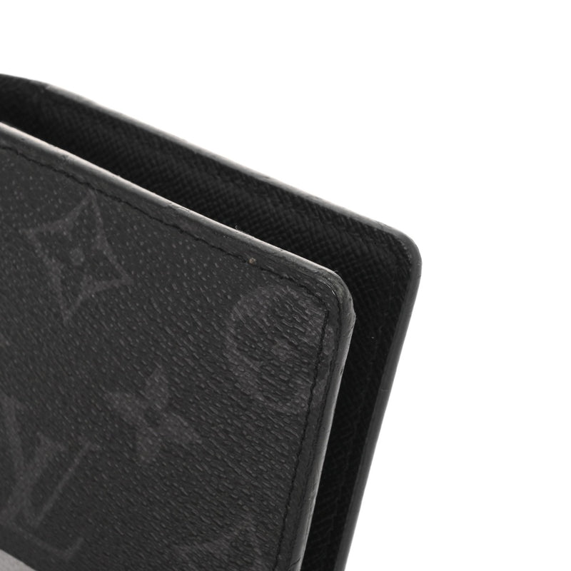 LOUIS VUITTON ルイヴィトン モノグラムエクリプス ポルトフォイユブラザ フラグメントコラボ ノワール M64438 メンズ モノグラムキャンバス 長財布 ABランク 中古 銀蔵