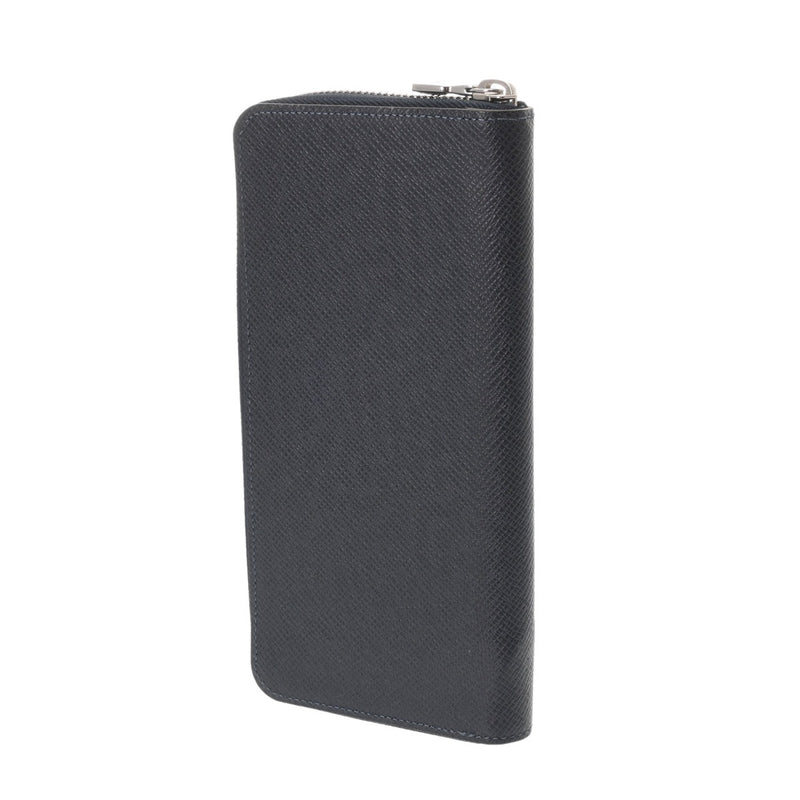 LOUIS VUITTON ルイヴィトン タイガ ジッピーウォレット ヴェルティカル ブルーマリーヌ M30510 ユニセックス レザー 長財布 Aランク 中古 銀蔵