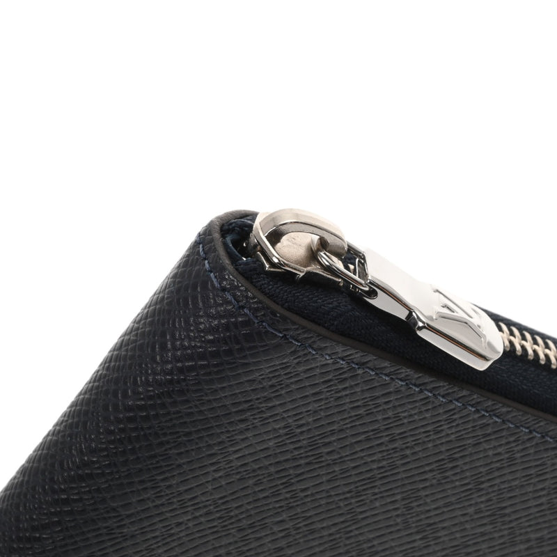LOUIS VUITTON ルイヴィトン タイガ ジッピーウォレット ヴェルティカル ブルーマリーヌ M30510 ユニセックス レザー 長財布 Aランク 中古 銀蔵