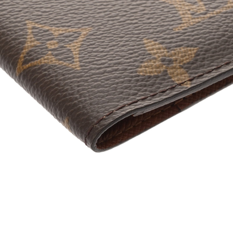 LOUIS VUITTON ルイヴィトン モノグラム クーヴェルテュール パスポール ブラウン M60181 レディース モノグラムキャンバス パスポートケース ABランク 中古 銀蔵