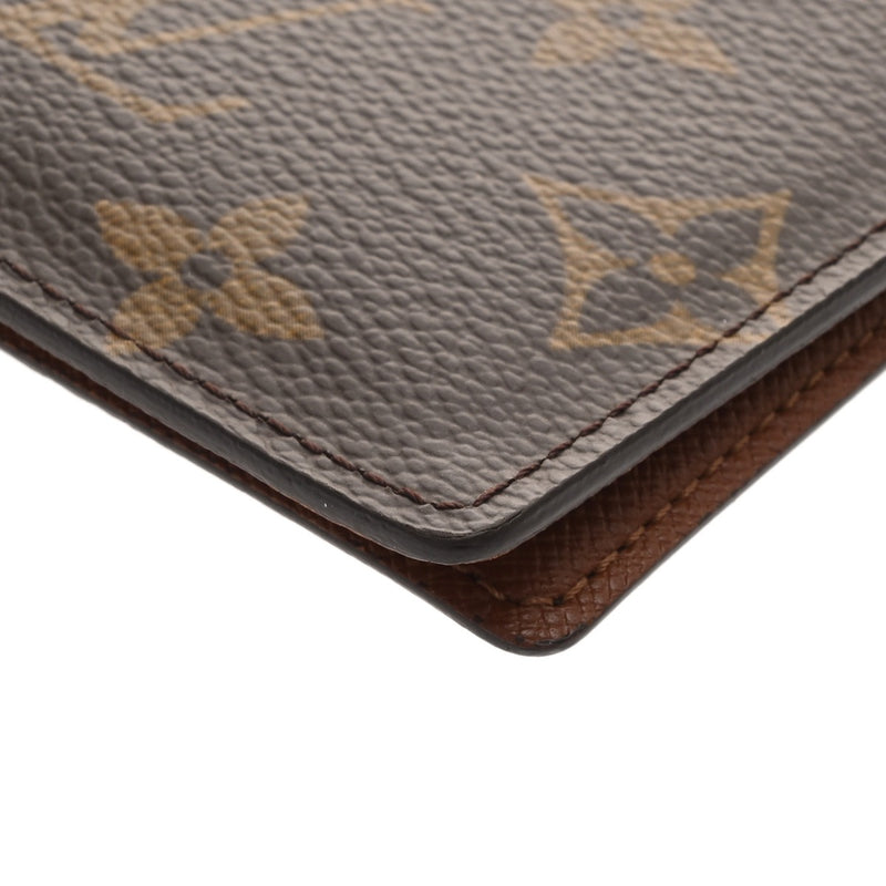 LOUIS VUITTON ルイヴィトン モノグラム クーヴェルテュール パスポール ブラウン M60181 レディース モノグラムキャンバス パスポートケース ABランク 中古 銀蔵