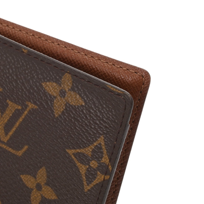 LOUIS VUITTON ルイヴィトン モノグラム クーヴェルテュール パスポール ブラウン M60181 レディース モノグラムキャンバス パスポートケース ABランク 中古 銀蔵