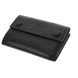 LOUIS VUITTON ルイヴィトン モノグラムシャドウ ディスカバリー コンパクトウォレット ブラック M67631 メンズ レザー 三つ折り財布 ABランク 中古 銀蔵
