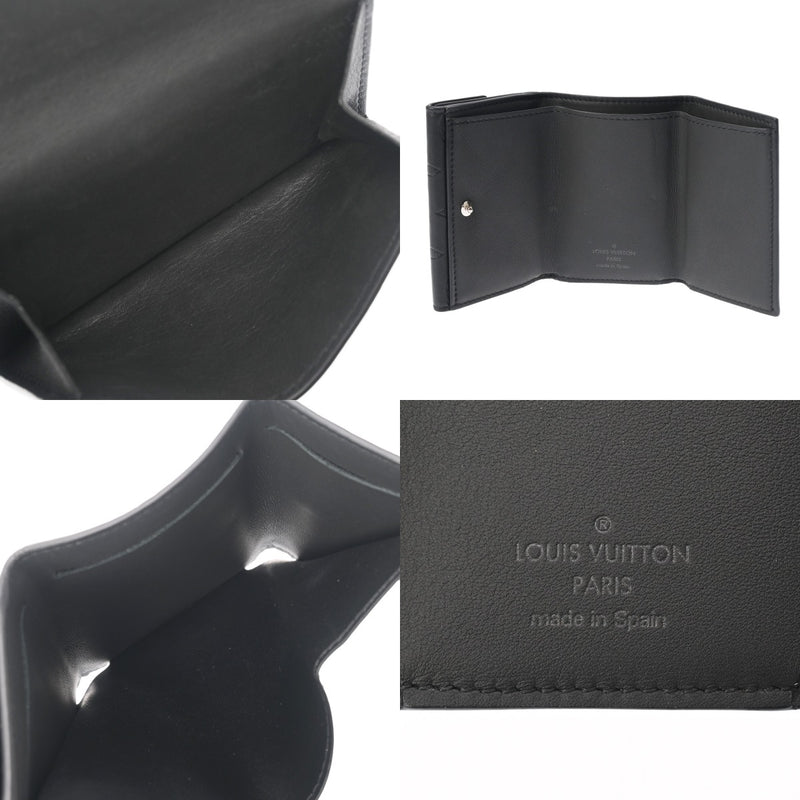 LOUIS VUITTON ルイヴィトン モノグラムシャドウ ディスカバリー コンパクトウォレット ブラック M67631 メンズ レザー 三つ折り財布 ABランク 中古 銀蔵