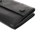LOUIS VUITTON ルイヴィトン モノグラムシャドウ ディスカバリー コンパクトウォレット ブラック M67631 メンズ レザー 三つ折り財布 ABランク 中古 銀蔵