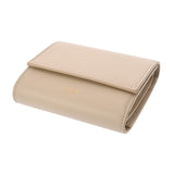 CELINE セリーヌ スモール トリフォールド ウォレット ベージュ 10B573BEL レディース レザー 三つ折り財布 Aランク 中古 銀蔵