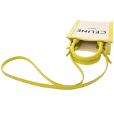 CELINE セリーヌ ミニバーティカルカバ ホワイト/イエロー 193302 レディース キャンバス/レザー ハンドバッグ ABランク 中古 銀蔵