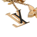 LOUIS VUITTON ルイヴィトン フルール ドゥ モノグラム ブラック/ゴールド M67119 レディース メタル キーホルダー Cランク 中古 銀蔵