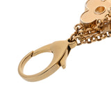 LOUIS VUITTON ルイヴィトン フルール ドゥ モノグラム ブラック/ゴールド M67119 レディース メタル キーホルダー Cランク 中古 銀蔵