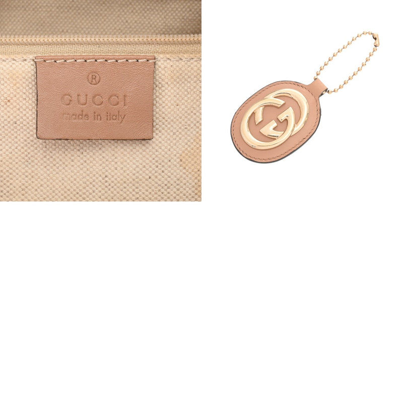 グッチ スーキー ハンドバッグ ベージュ レディース キャンバス