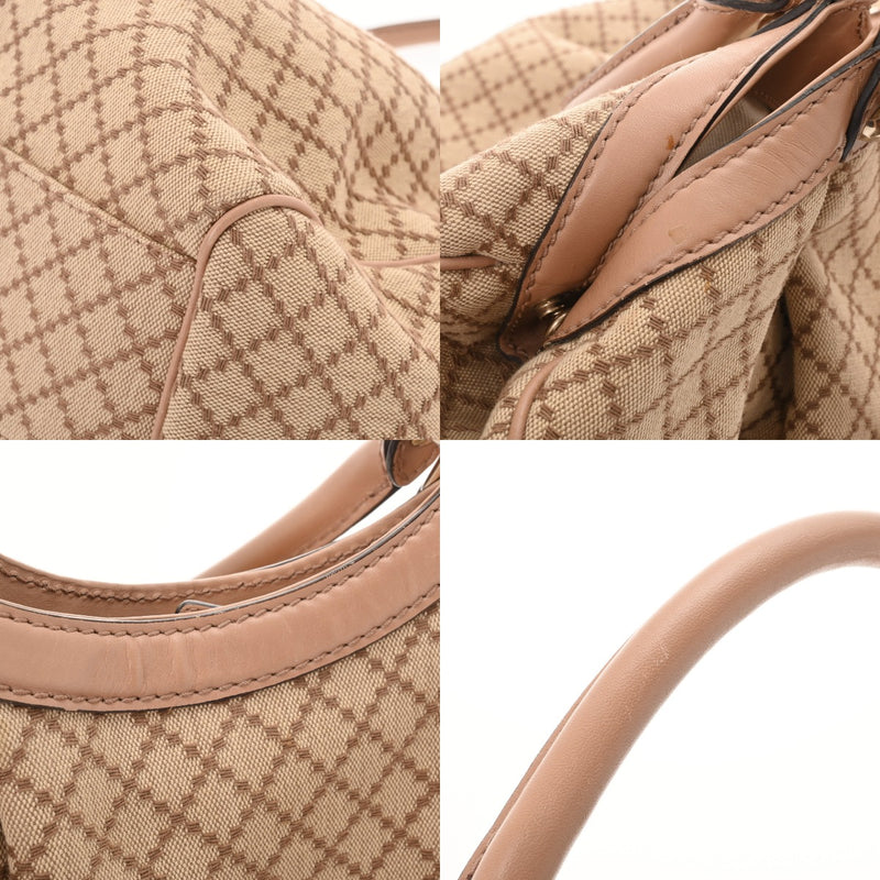 グッチ スーキー ハンドバッグ ベージュ レディース キャンバス