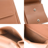 CHANEL シャネル マトラッセ コンパクトウォレット ブラウン AP3817 レディース カーフ 二つ折り財布 Aランク 中古 銀蔵