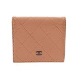 CHANEL シャネル マトラッセ コンパクトウォレット ブラウン AP3817 レディース カーフ 二つ折り財布 Aランク 中古 銀蔵