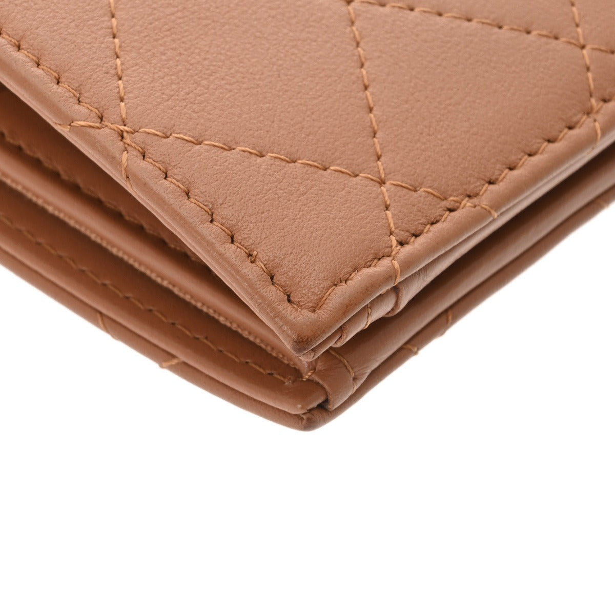 シャネル コンパクトウォレット 42976 ブラウン レディース