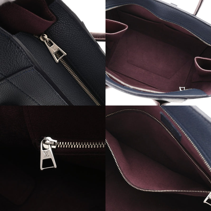 LOUIS VUITTON ルイヴィトン フリーダム 2WAY ネイビー ボルドー M54842 レディース カーフ ショルダーバッグ Aランク 中古 銀蔵