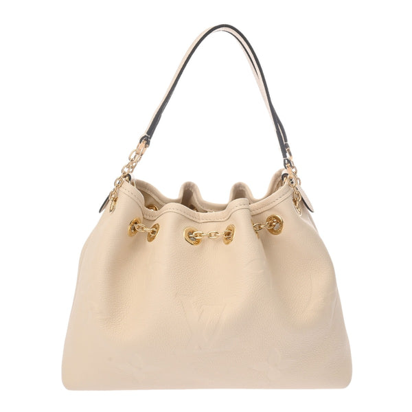 LOUIS VUITTON ルイヴィトン モノグラムアンプラント LVバンドル クレーム M25452 レディース レザー ショルダーバッグ Aランク 中古 銀蔵