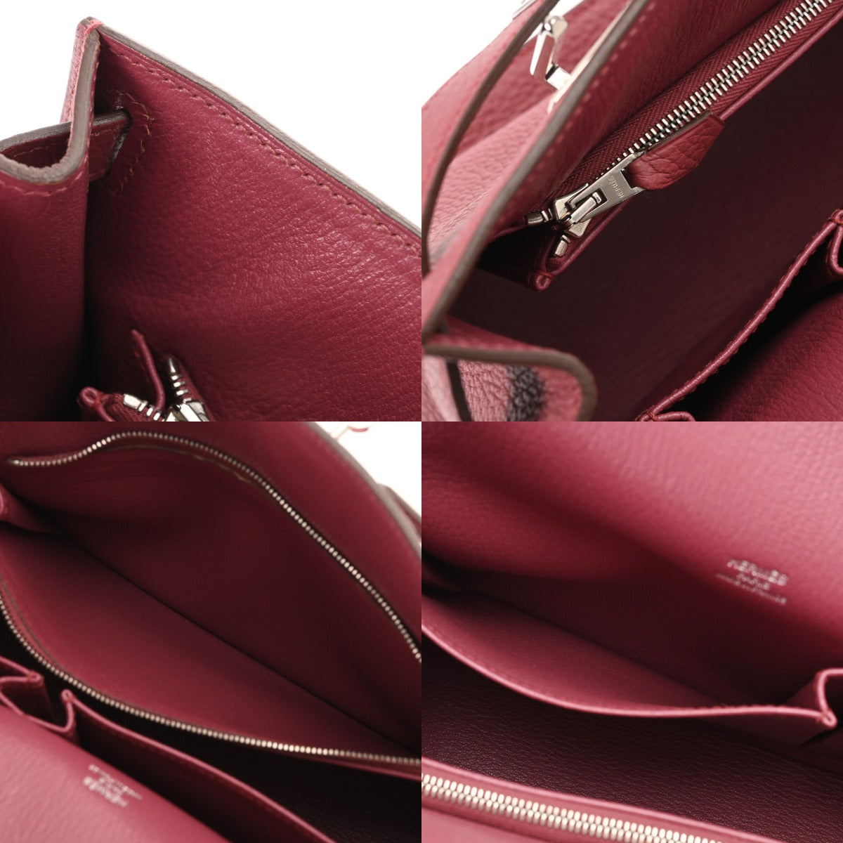 HERMES エルメス ジプシエール28 ローズウッド トリヨンクレマンス レザー ショルダーバッグ シルバー金具 ピンク □O刻印 エルメスジプシエール 28 ローズウッド パラジウム金具 □O刻印(2011