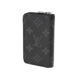 LOUIS VUITTON ルイヴィトン タイガラマ エクリプス ジッピーコインパースヴェルティカル ブラック M81662 メンズ モノグラムエクリプスキャンバス コインケース Aランク 中古 銀蔵