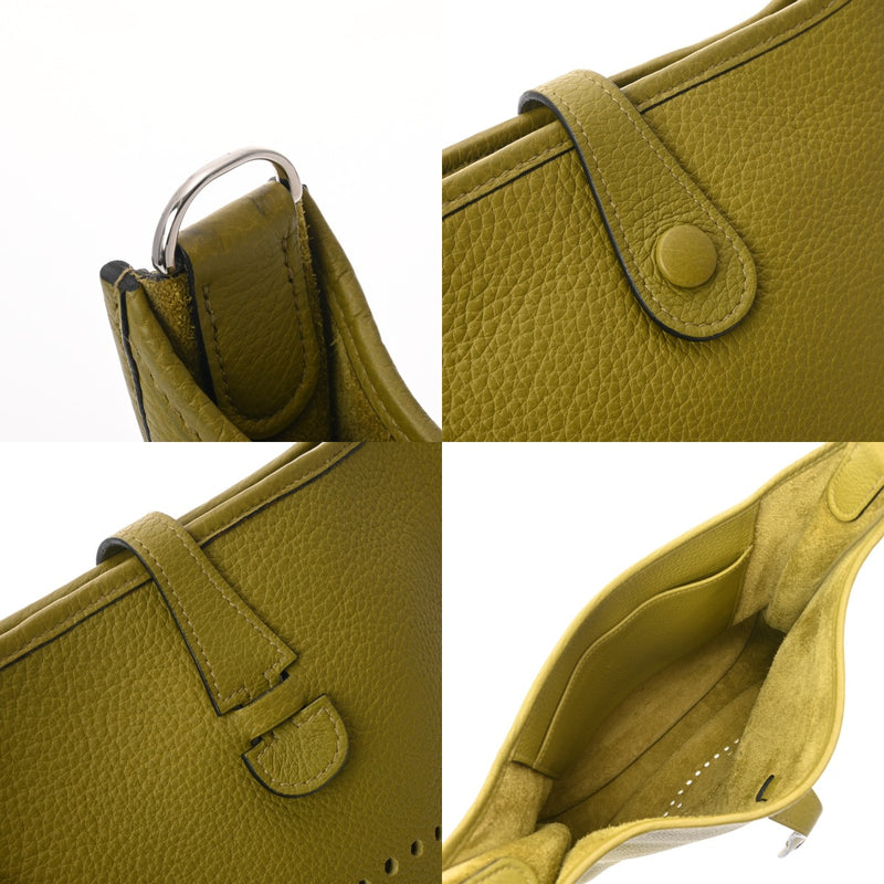 HERMES エルメス エヴリン PM アニスグリーン □H刻印(2004年頃) レディース トリヨンクレマンス ショルダーバッグ Aランク 中古 銀蔵