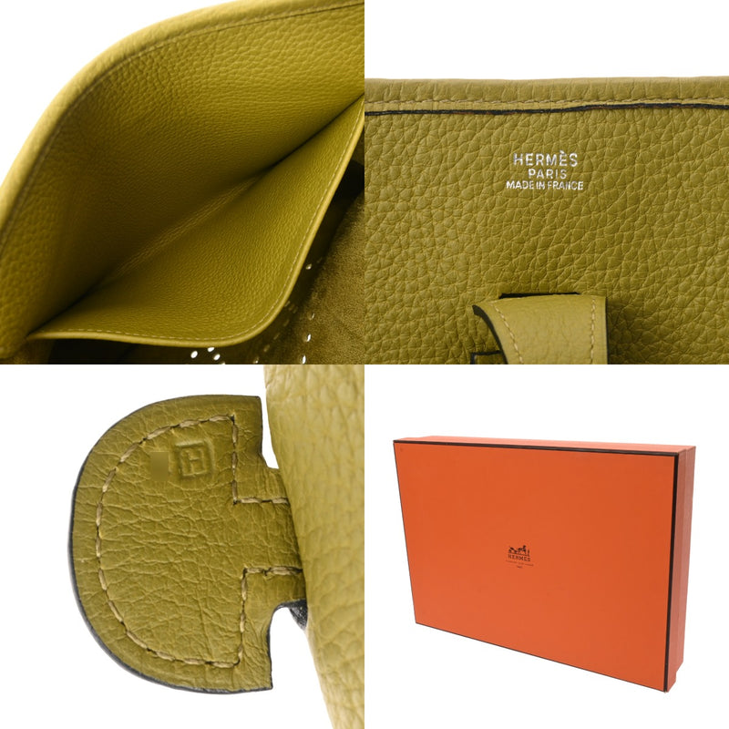 HERMES エルメス エヴリン PM アニスグリーン □H刻印(2004年頃) レディース トリヨンクレマンス ショルダーバッグ Aランク 中古 銀蔵