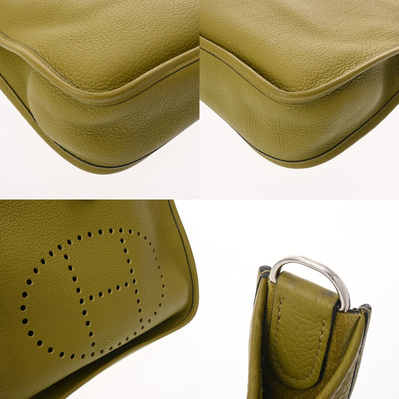 HERMES エルメス エヴリン PM アニスグリーン □H刻印(2004年頃) レディース トリヨンクレマンス ショルダーバッグ Aランク 中古 銀蔵