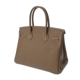 HERMES エルメス バーキン 30 エトゥープ Y刻印(2020年頃)  レディース ヴォーエプソン ハンドバッグ 新同 中古 銀蔵