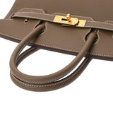 HERMES エルメス バーキン 30 エトゥープ Y刻印(2020年頃)  レディース ヴォーエプソン ハンドバッグ 新同 中古 銀蔵