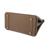 HERMES エルメス バーキン 30 エトゥープ Y刻印(2020年頃)  レディース ヴォーエプソン ハンドバッグ 新同 中古 銀蔵