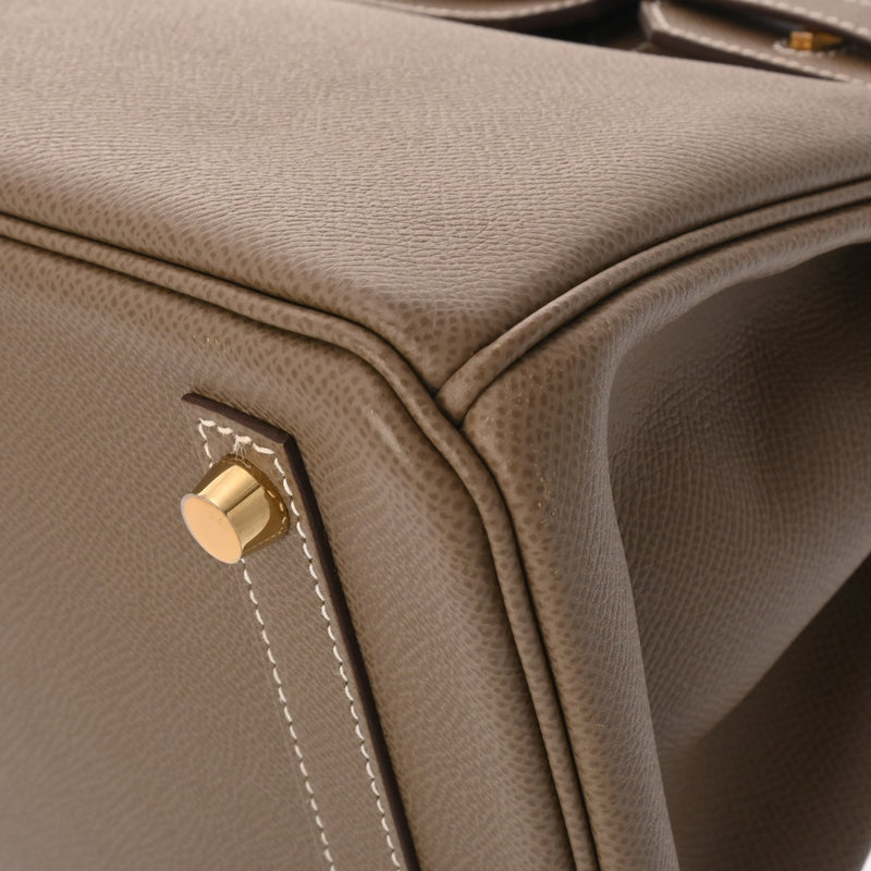 HERMES エルメス バーキン 30 エトゥープ Y刻印(2020年頃)  レディース ヴォーエプソン ハンドバッグ 新同 中古 銀蔵