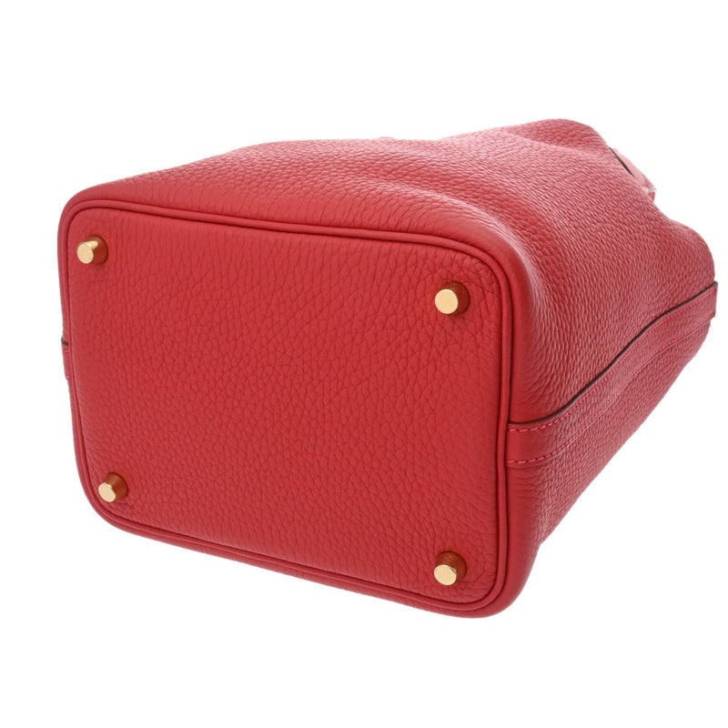 HERMES エルメス ピコタンロック PM  ヴァーミリオン U刻印(2022年頃) レディース トリヨンクレマンス ハンドバッグ 新同 中古 銀蔵