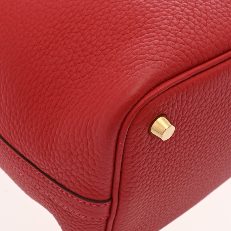 HERMES エルメス ピコタンロック PM  ヴァーミリオン U刻印(2022年頃) レディース トリヨンクレマンス ハンドバッグ 新同 中古 銀蔵