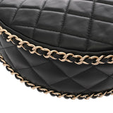 CHANEL シャネル マトラッセ ミニ ホーボーバッグ ブラック AS3917 レディース ラムスキン ショルダーバッグ ABランク 中古 銀蔵