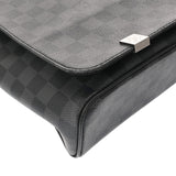 LOUIS VUITTON ルイヴィトン ダミエグラフィット ディストリクトNM MM 黒/グレー N41029 メンズ ダミエグラフィットキャンバス ショルダーバッグ ABランク 中古 銀蔵
